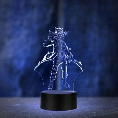 NaturoHokage356 Acrylic led Night lamp with Multicolored Light